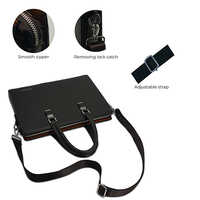 V2 Black Dual Tone Laptop Bag