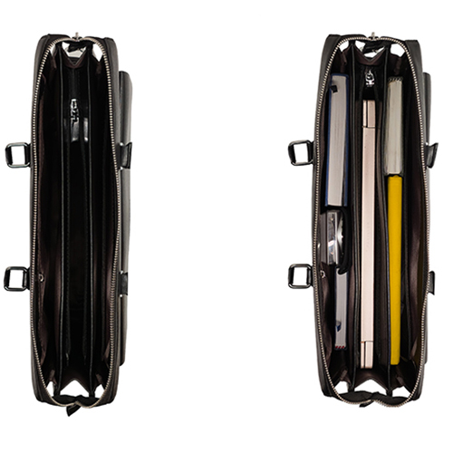 V1 Black Laptop Bag With Flap