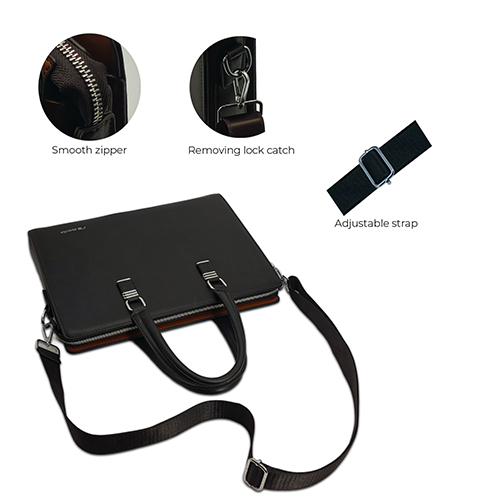 V1 Brown Dual Tone Laptop Bag