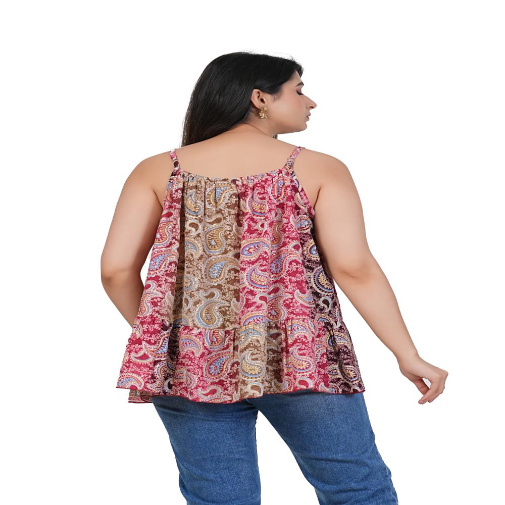 French Crepe Floral Short Dress - Age Group: Adults