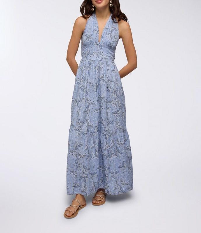 Womens Export surplus Printed k Maxi Dress