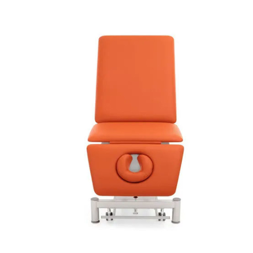 Massage And Treatment Table - Powder Coated Steel Frame, Adjustable Height 51 To 99 Cm | Gas Spring Leg Adjustment, Removable Face Hole Cover, Personal Authorization System