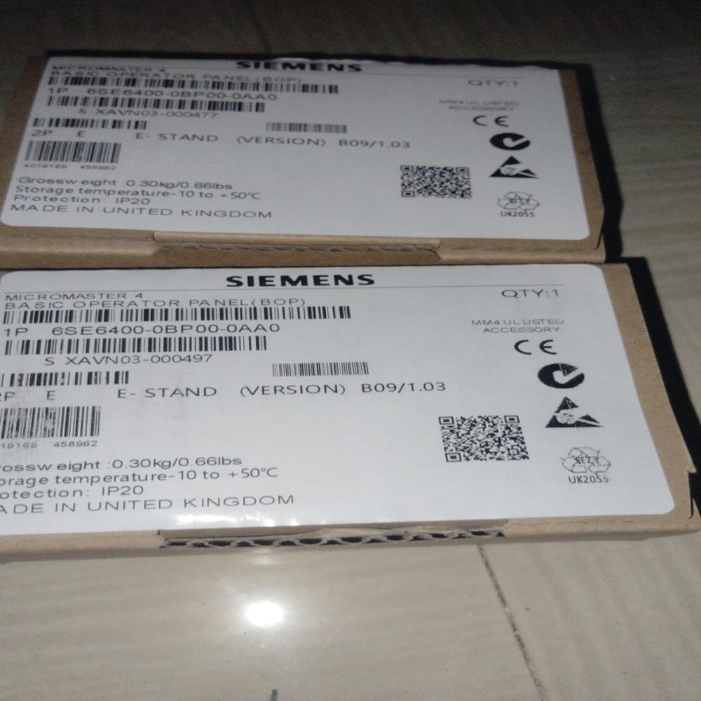 6SE6400-0BP00-0AA0 SIEMENS MICROMASTER BASIC OPERATOR PANEL (BOP)