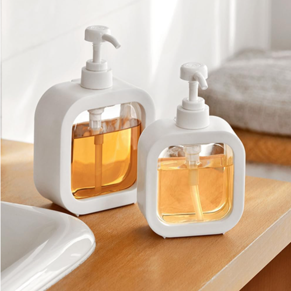 square shape soap dispenser
