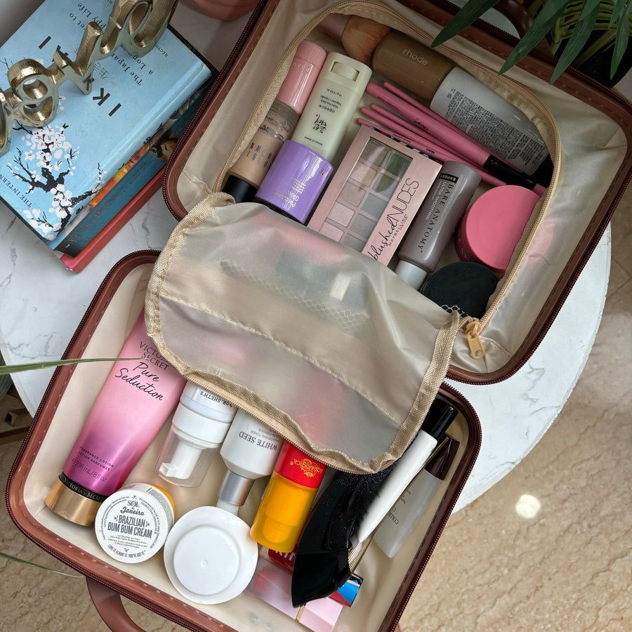 Lined Vanity Bags - Color: Multi Color
