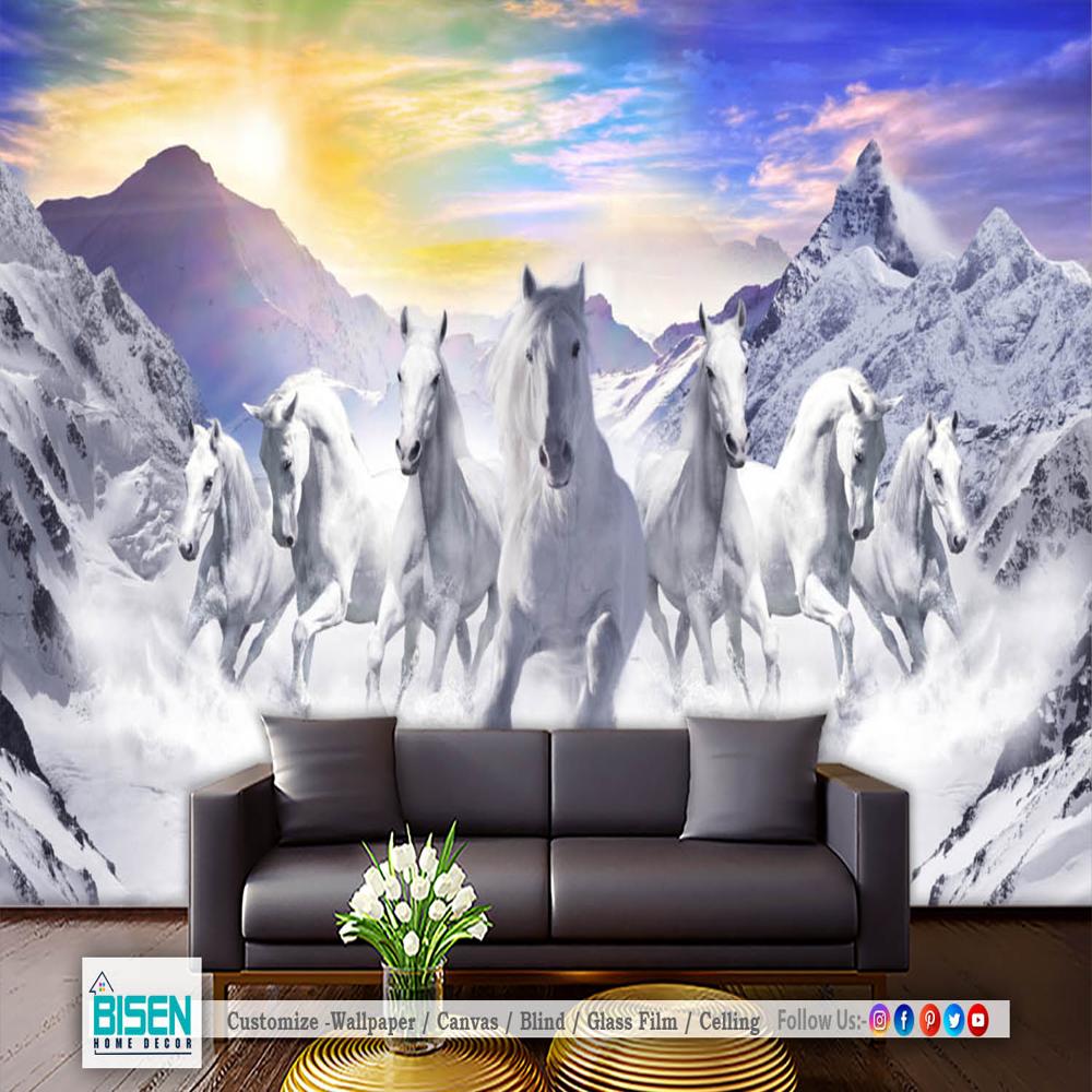 Horse Wallpaper - Material: Non Woven