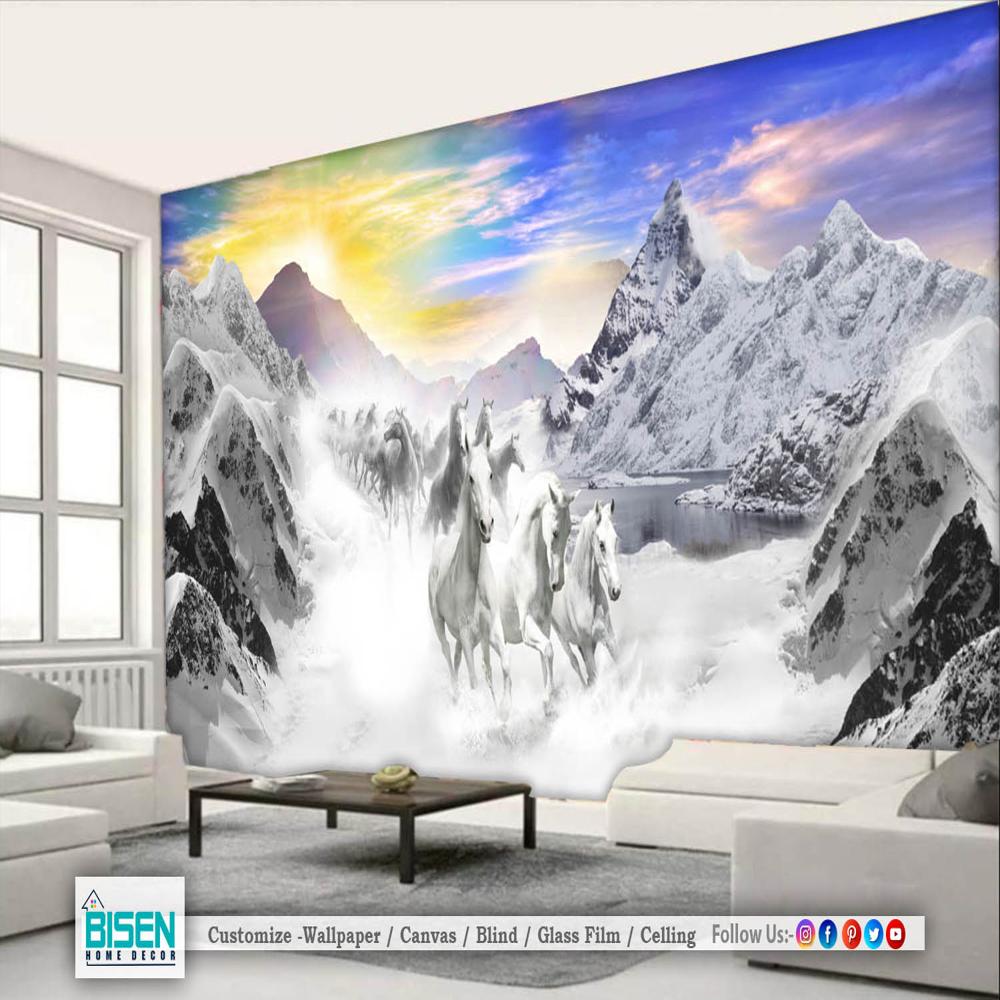 Horse Wallpaper - Material: Non Woven