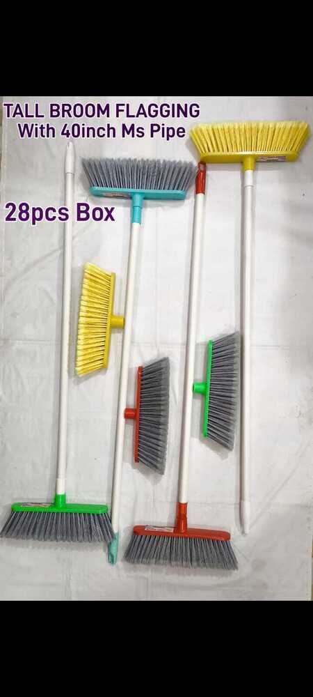 Tall Soft Broom Flagging With Pipe