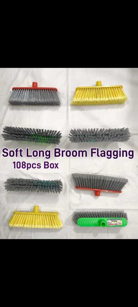 Tall Soft Broom Flagging With Pipe