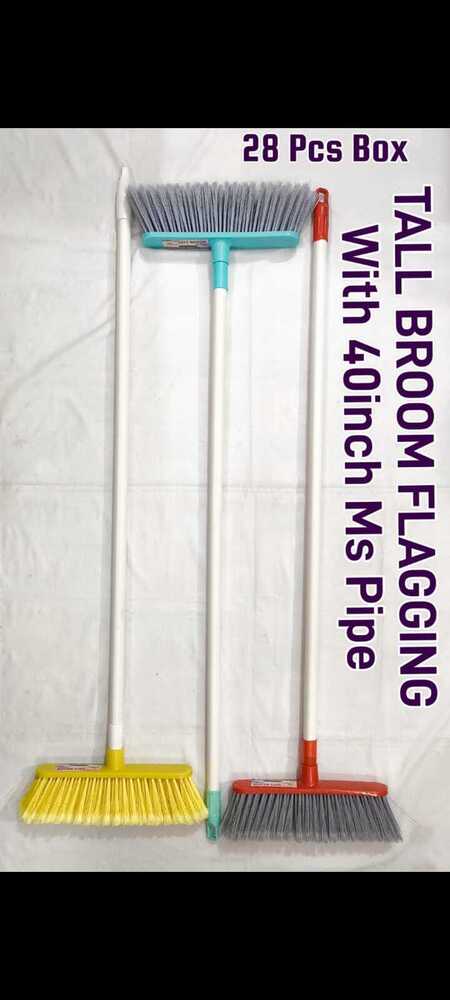 Tall Soft Broom Flagging With Pipe