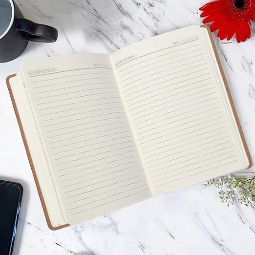 Luxury PU Leather Business Diary with Storage Pocket & Strap (SS-752)