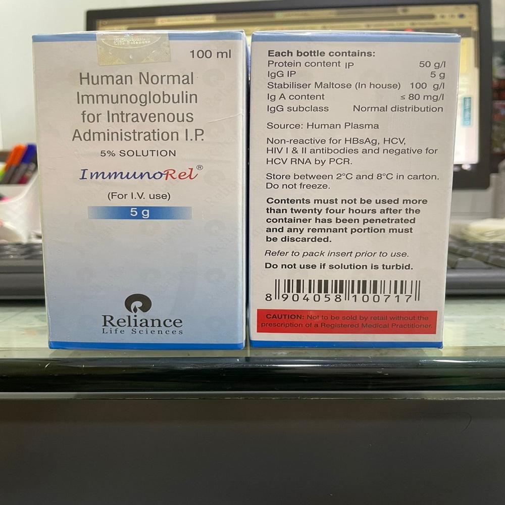5 GM Human Noramal Immunoglobulin For Intravenous Administration IP