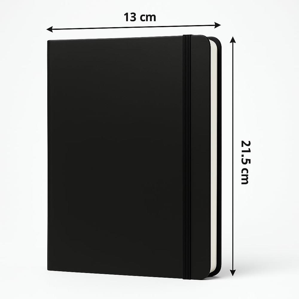 Professional PU Leather Notebook with Secure Elastic Closure (SS-753)