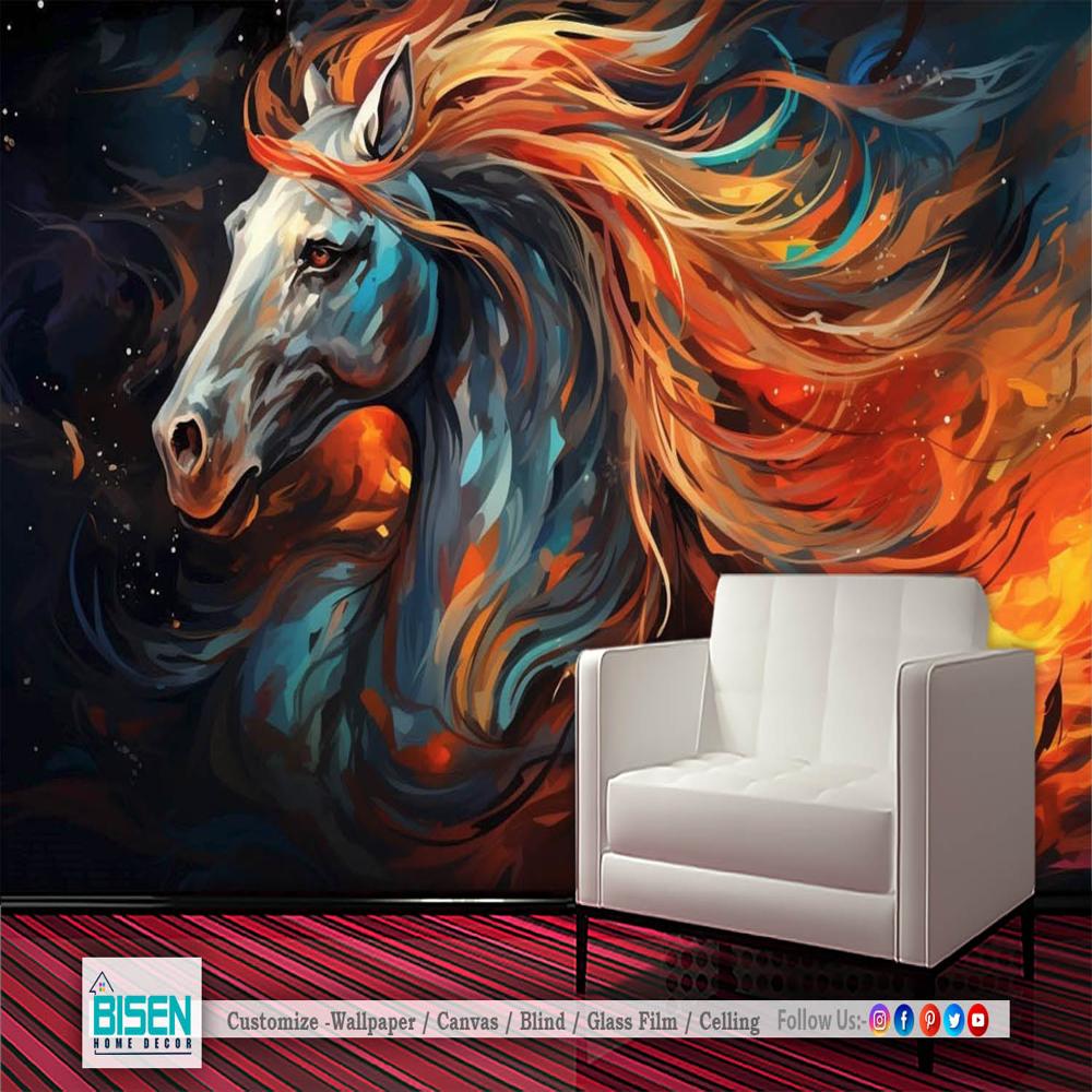 Horse wallpaper for home