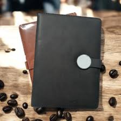 Luxury PU Leather Executive Diary with Magnetic Button Closure (SS-751)