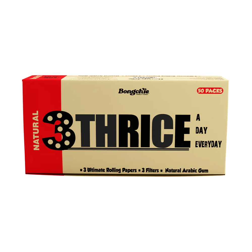 Bongchie Thrice A Day Brown Smoking Rolling Paper