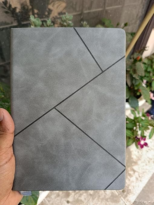 Luxury PU Leather Corporate Diary with Modern Geometric Design (SS-755)