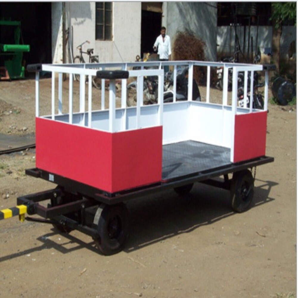 Open Baggage Trolley - Length: 8 Foot (Ft)