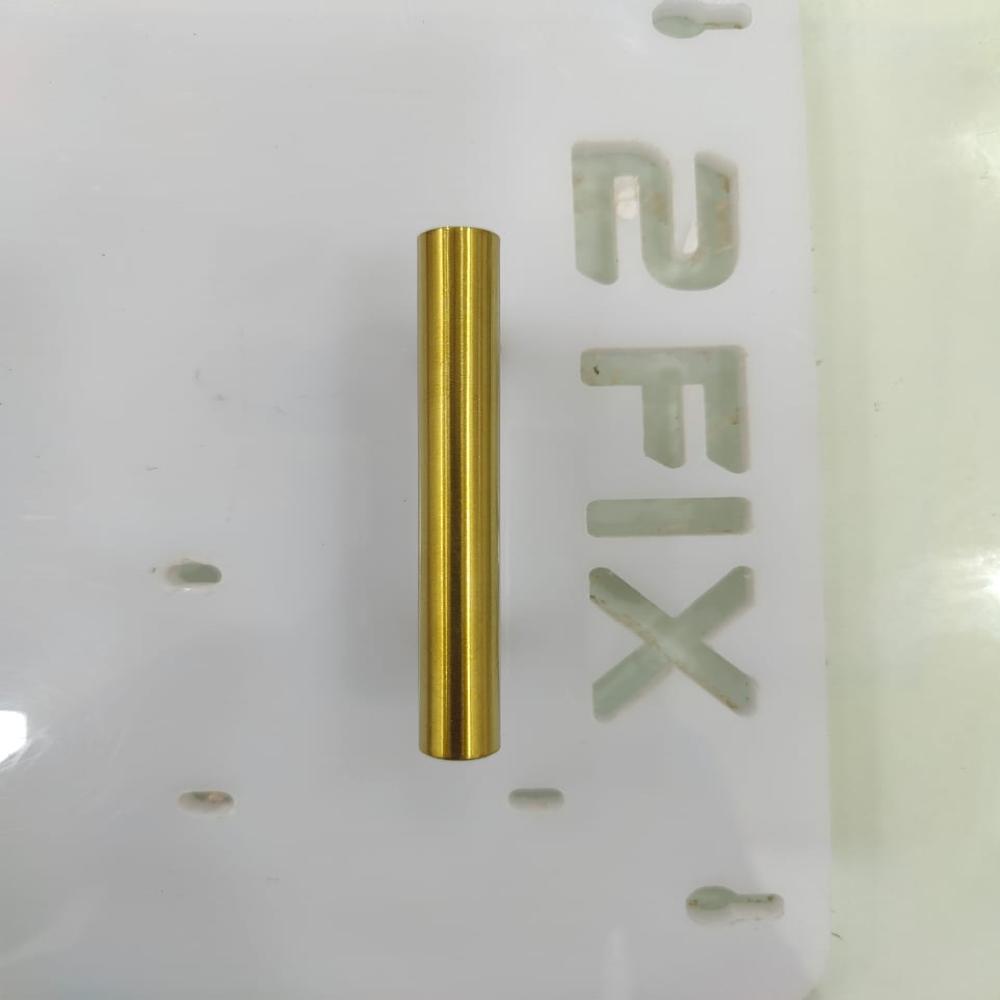 Round Pipe Handle 4 Inch Gold 