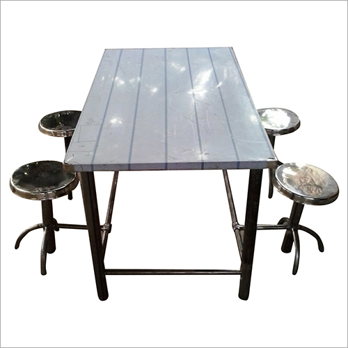 Stainless Steel Four Sitting Table