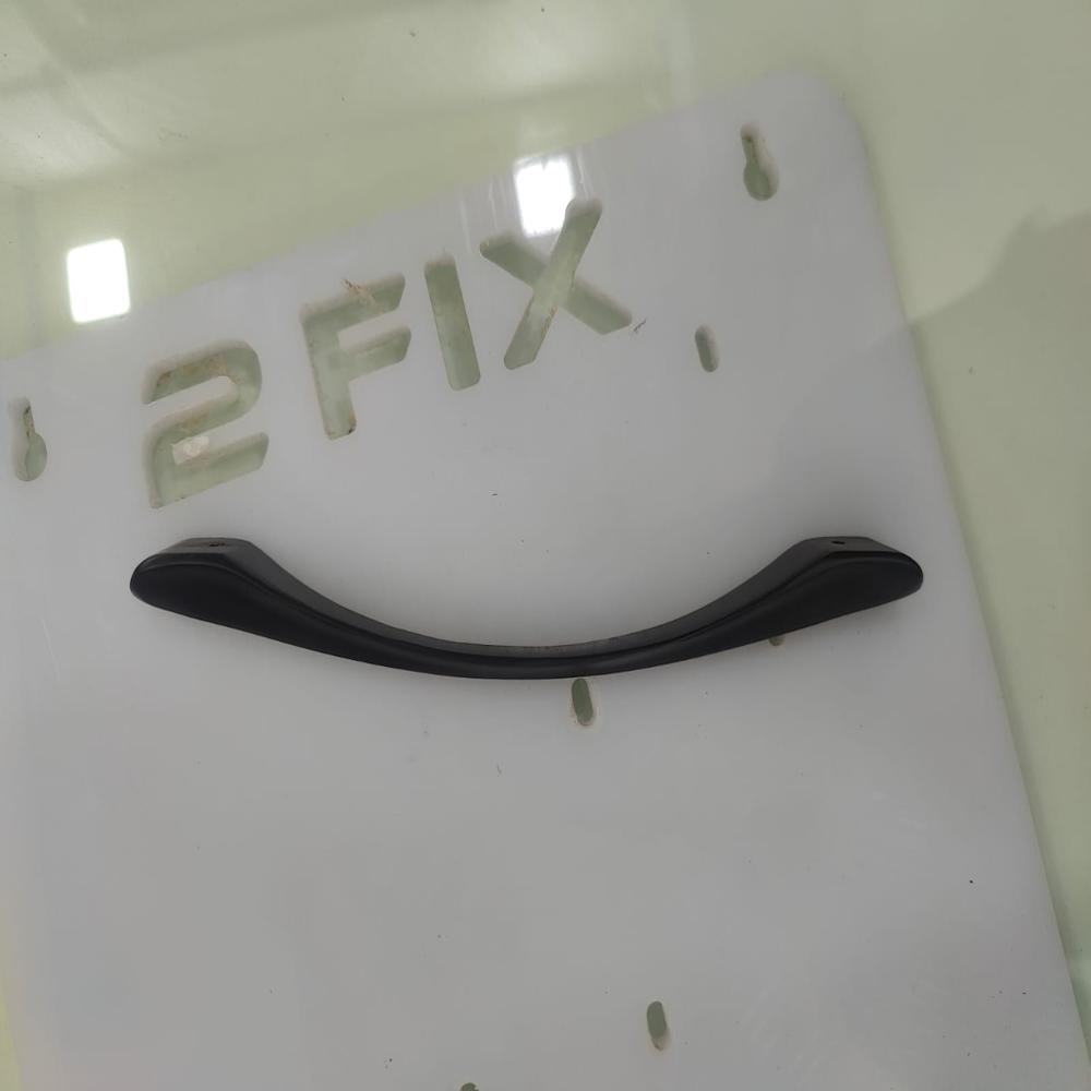 Fancy Diamond Handle 8 Inch Black 