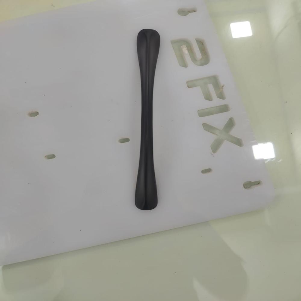 Fancy Diamond Handle 8 Inch Black 