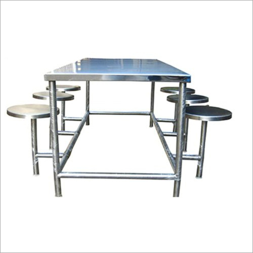 Stainless Steel Four Sitting Table