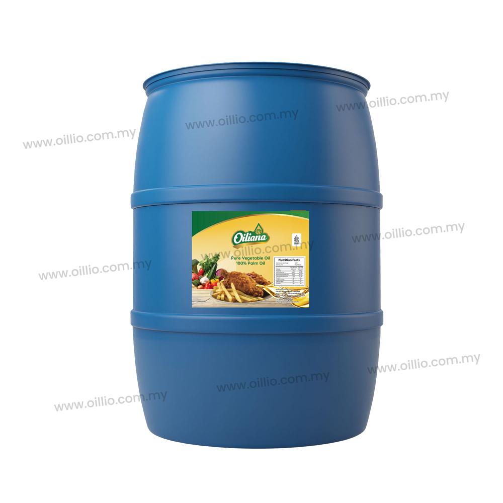 220L HDPE प्लास्टिक ड्रम - नीला