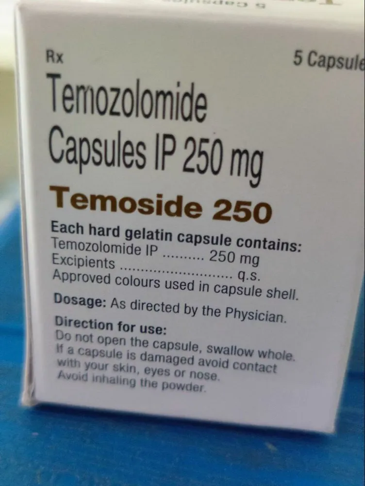 250 Mg Temozolomide Capsules Ip - Capsule Form, Shelf Life 24-36 Months | Normal Fermentation Smell, Storage Temperature 20â°c To 25â°c