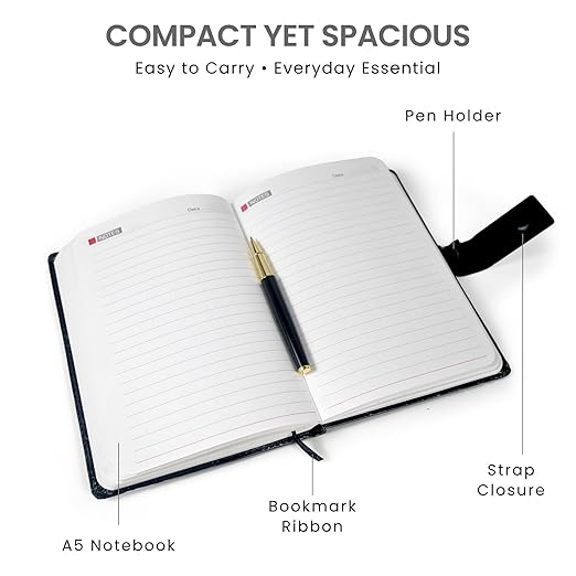 Luxury PU Leather Corporate Diary with Magnetic Metal Clasp (SS-756)