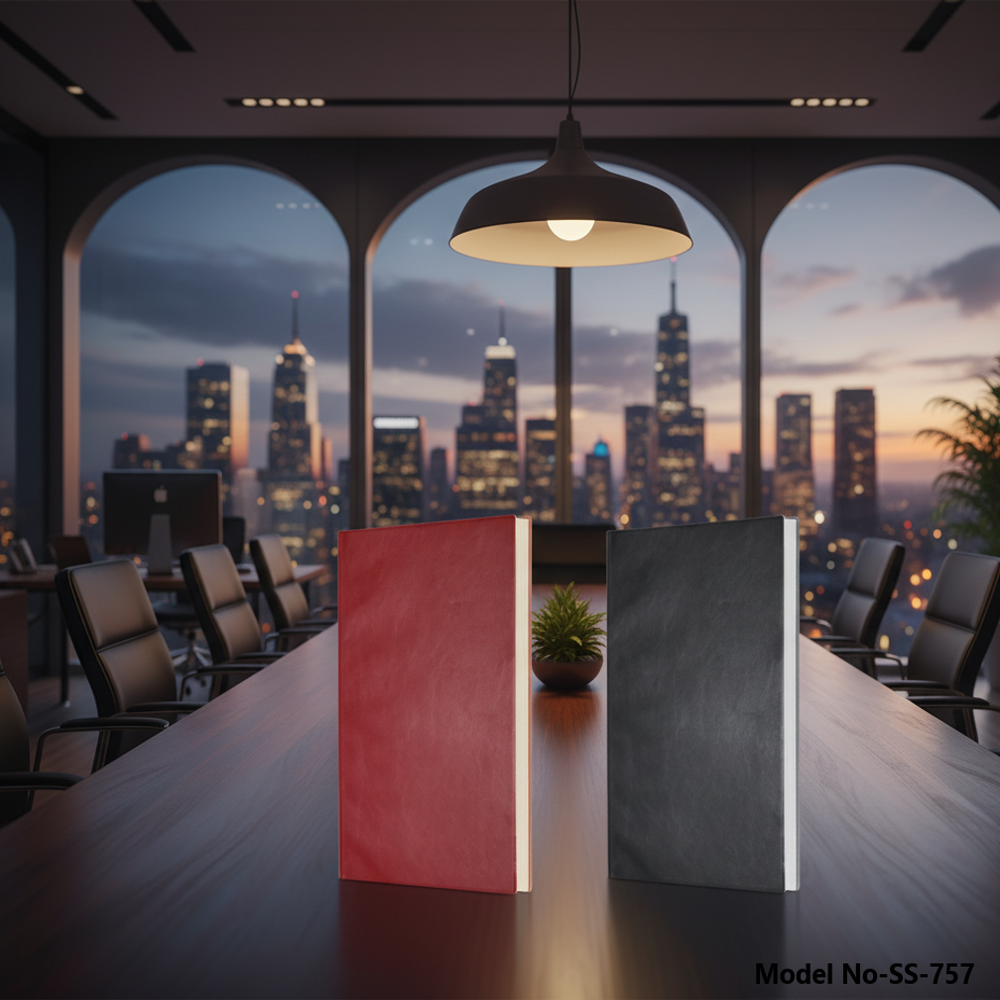 Luxury Hardbound A5 Executive Diary with Premium Leatherette Finish (SS-757)