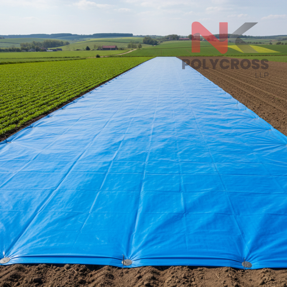 Soil Protection Sheet - Color: Blue/yellow