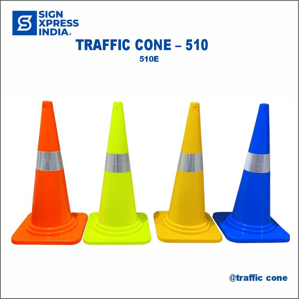Pvc Traffic Cone - 510E - Color: Red Yellow Blue Green