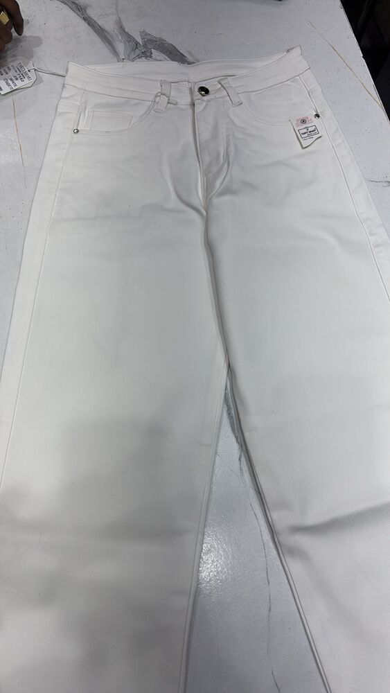 Women Denim Jeans - Color: White