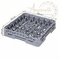 Dw Glass Washing And Storage Rack 36 - Compartment - Color: Gray