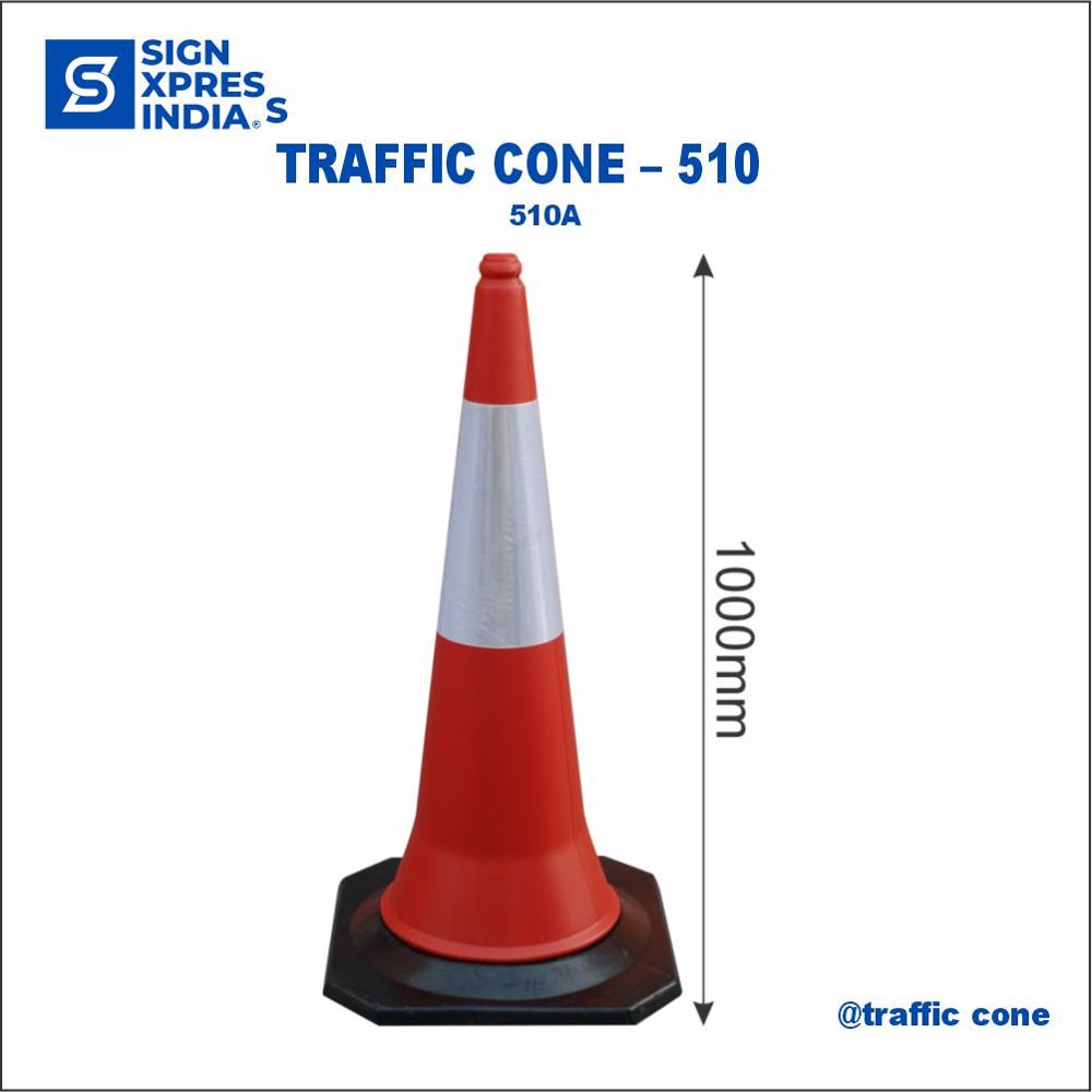 Pvc Traffic Cones - 510A - Color: Red