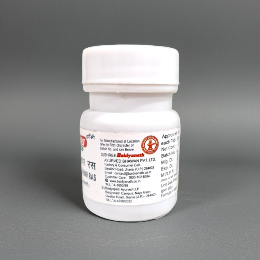 Baidyanath Prataplankeshwar Ras 20 Tablets