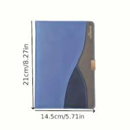 Premium Leather Finish Notebook Diary with Magnetic Lock (SS-762)