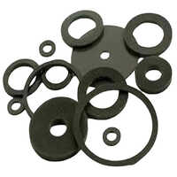 Neoprene Washers - Color: Black