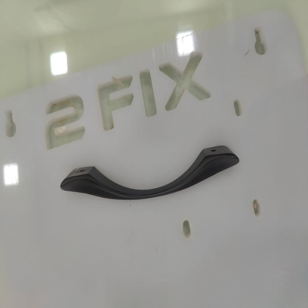  Fancy Diamond Handle 4 Inch Black