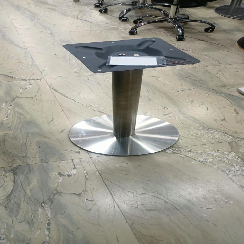 Ss Single Piller Table Stand - Metals Type: Stainless Steel