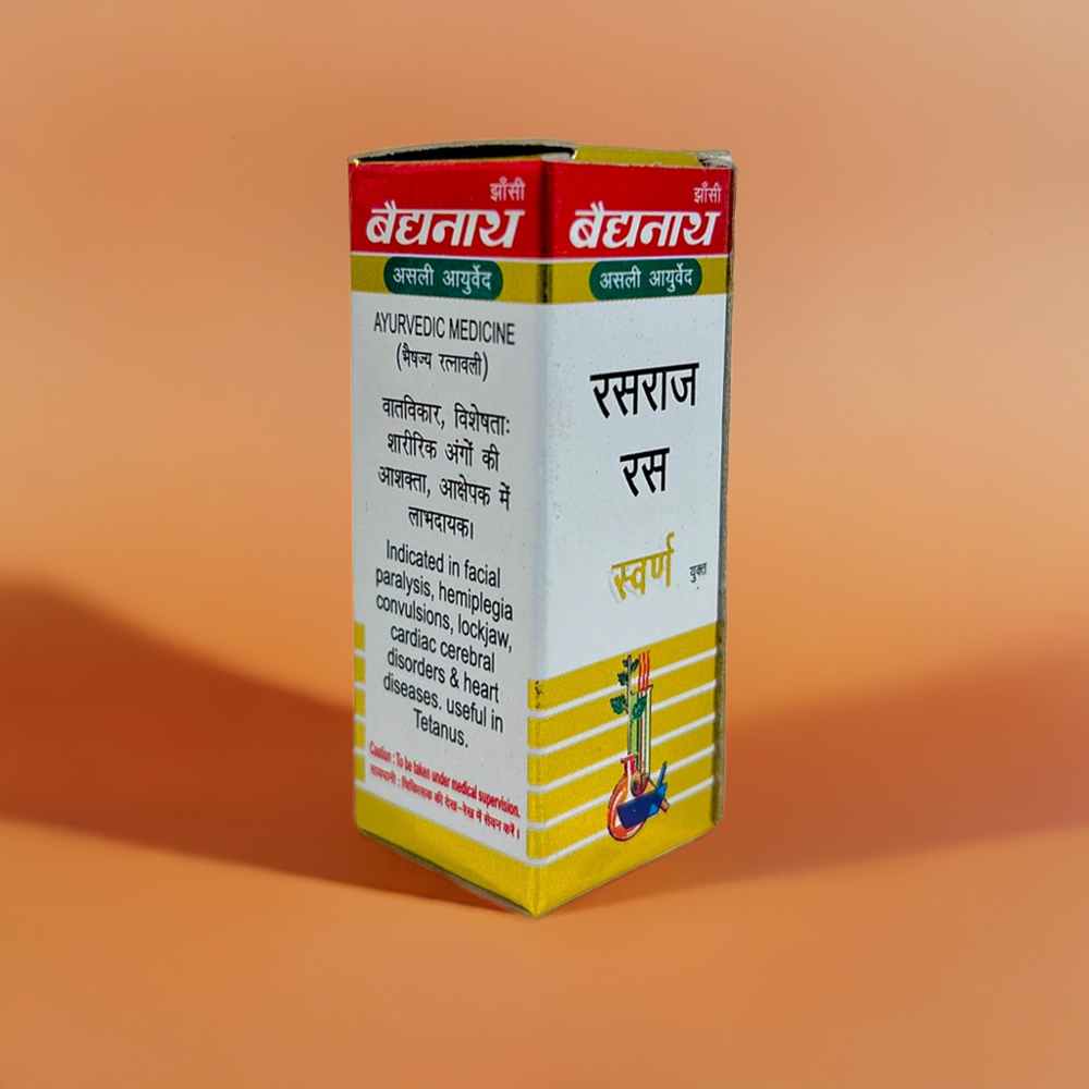 Baidyanath Rasraj Ras with Gold 10 Tablets