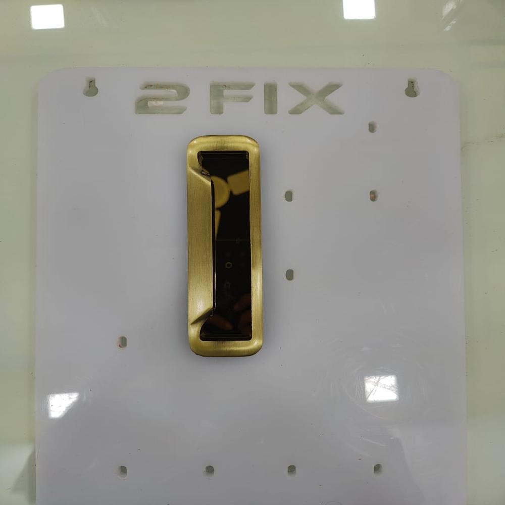  Conceal Handle 8 Inch Gold