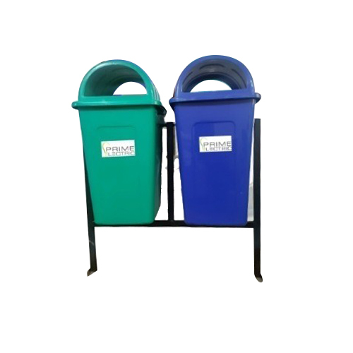 Plastic Dome Dustbin With Stand