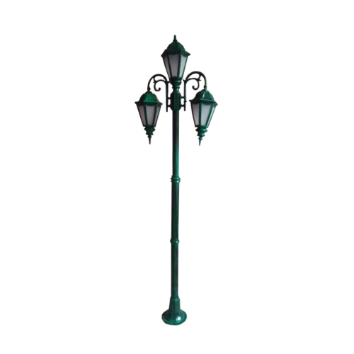 PE0257 Triple Head Decorative Outdoor Pole