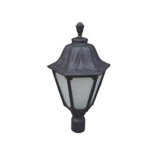 PE0130 Transparent Glass Diffuser Post Top Fitting