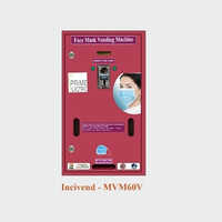 Mvm60v Automatic Face Mask Vending Machine - Cold Rolled Steel, 620x410x1800 Mm, White | Fully Automatic, Led Display, Multi-mode Payment