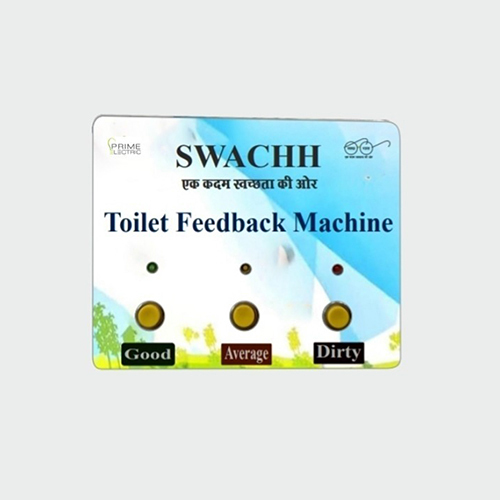 MS Powder Coated Body Toilet Feedback Machine