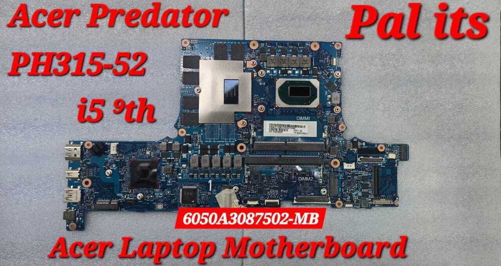 Acer Laptop Motherboard - Color: Different Available