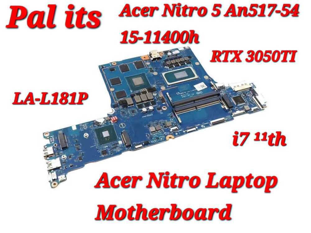Acer Nitro Laptop Motherboard